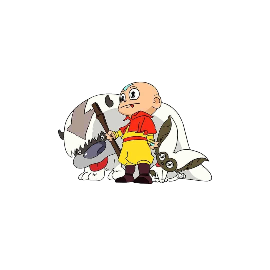 Aang Airbender Sticker